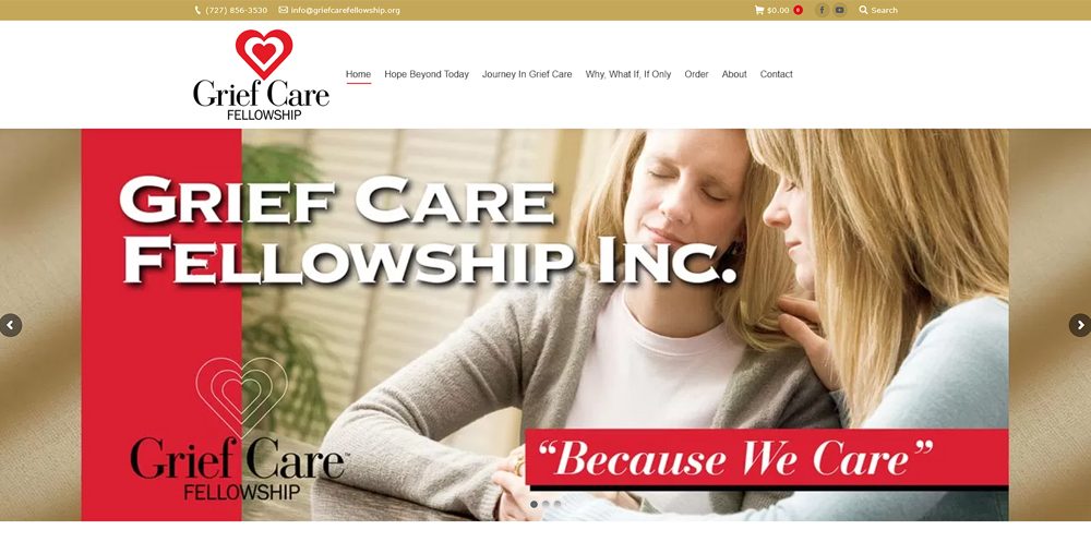 Grief Care Fellowship - New Port Richey Web Design client