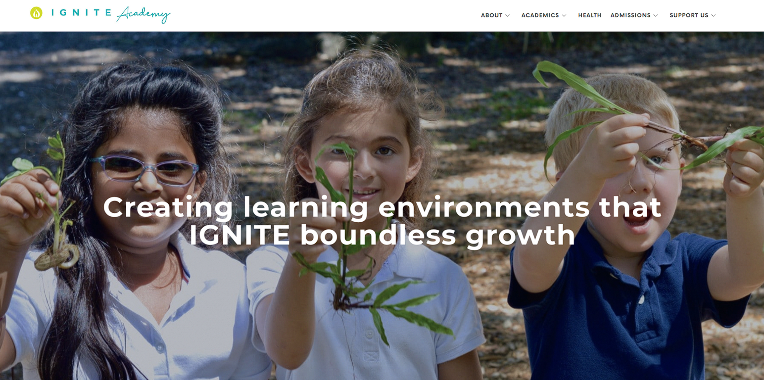 Ignite Academy - Safety Harbor Web Design Client