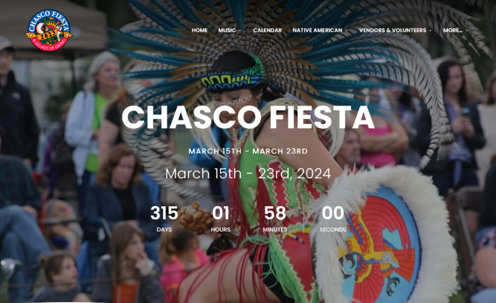 Chasco Fiesta - Trinity Web Designer Client
