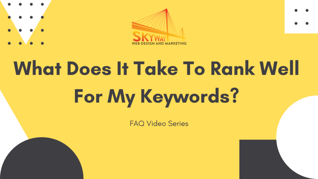SEO specialist explaining how to improve google search ranking for businesses in Safety Harbor, Clearwater, and Tampa FL