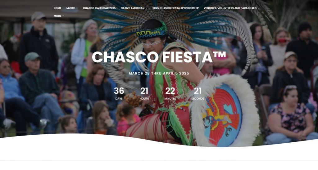 Chasco Fiesta - Tampa Web Design Client