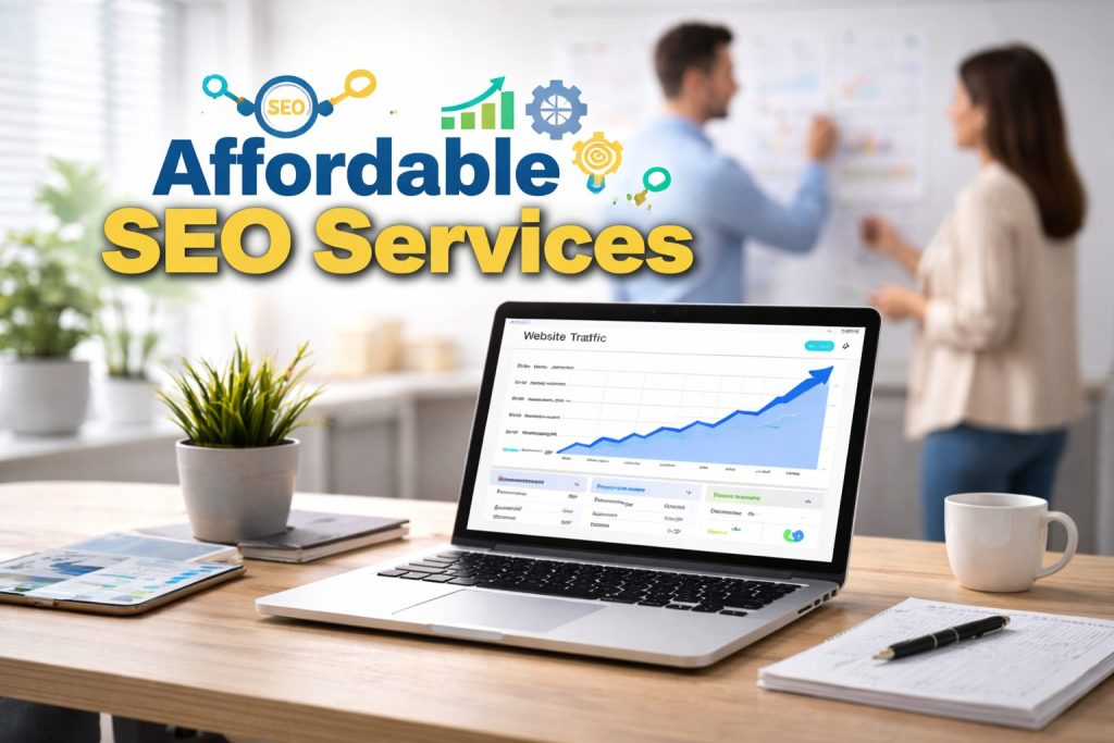 website traffic analytics dashboard showing SEO growth for affordable SEO services in Clearwater Safety Harbor Tampa FL