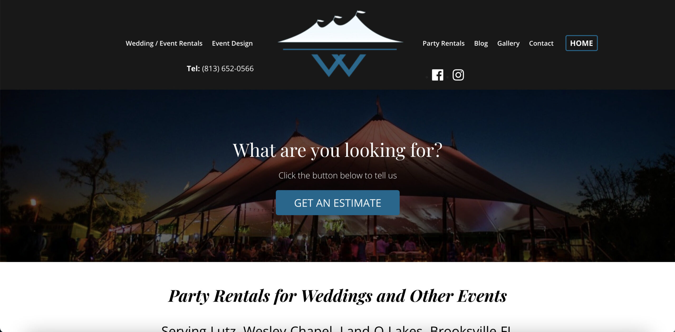 Citrus Park FL SEO Marketing Client - West Coast Rentals